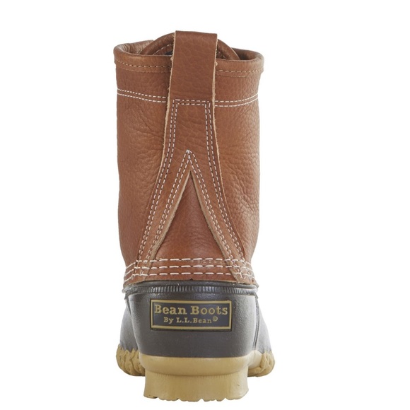 L.L. Bean Women's 8" Bean Boots, Tumbled-Leather Chamois-Lined Size 7 - Picture 15 of 15